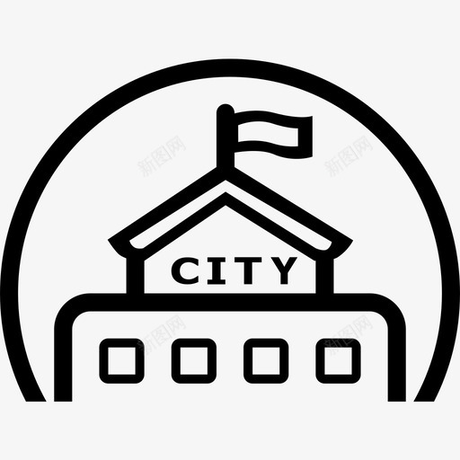 城市标题logosvg_新图网 https://ixintu.com 城市标题logo