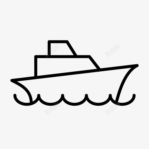 游艇船赛马图标svg_新图网 https://ixintu.com 帆船 海上 游艇 船 赛马 车辆