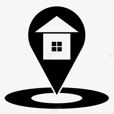 主地图标识房屋位置图标