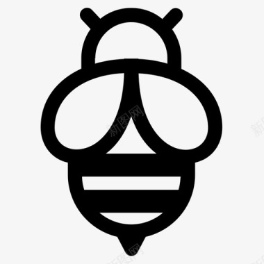 蜜蜂蜂蜜甜的图标图标