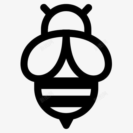 蜜蜂蜂蜜甜的图标svg_新图网 https://ixintu.com 甜的 蜂蜜 蜜蜂 黄色的