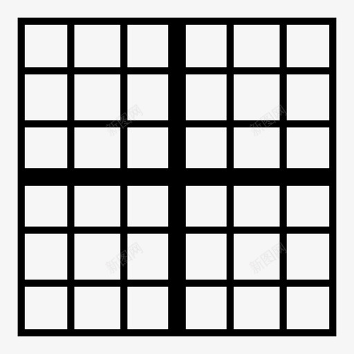 数独棋盘游戏图标svg_新图网 https://ixintu.com 拼图 数独 桌上游戏 棋盘 游戏