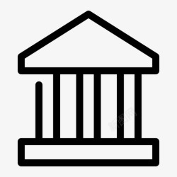 中央银行银行建筑物中央银行图标高清图片
