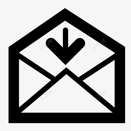 留言电子邮件信件图标svg_新图网 https://ixintu.com 便条 信件 电子邮件 留言