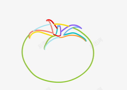 西红柿蔬菜图标svg_新图网 https://ixintu.com 蔬菜 西红柿