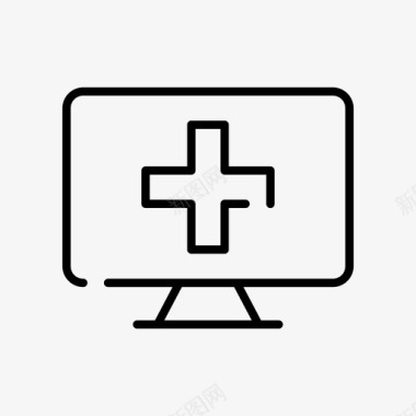 在线医疗帮助紧急情况医疗保健图标图标