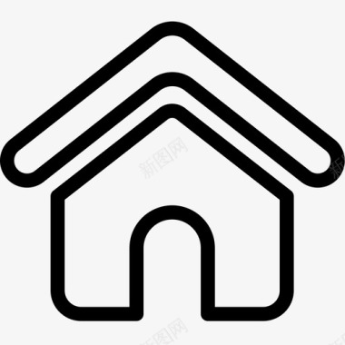 房屋建筑物地产图标图标