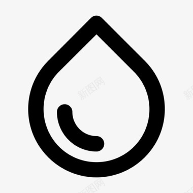 水滴图标图标