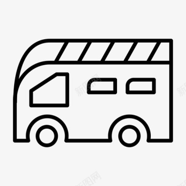巴士城市巴士旅游巴士图标图标