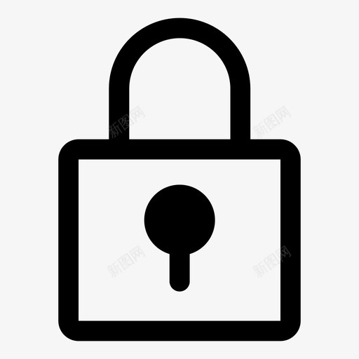 锁内网密码图标svg_新图网 https://ixintu.com 保护 内网 密码 网络移动应用基础tiny2系列 锁 隐私