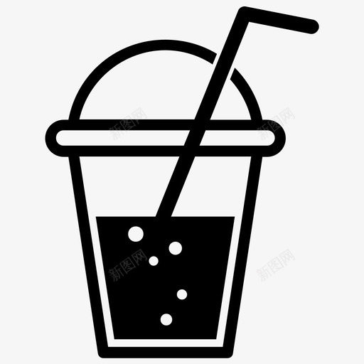 奶昔饮料咖啡图标svg_新图网 https://ixintu.com 咖啡 奶昔 杯子 食品饮料 饮料