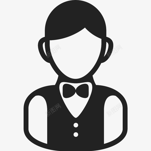 icon.food.waitersvg_新图网 https://ixintu.com icon.food.waiter