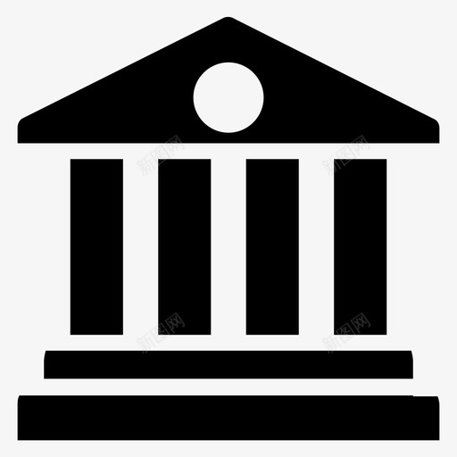 金融银行银行家图标svg_新图网 https://ixintu.com 商业 教育字形图标第一卷 货币 金融 银行 银行家