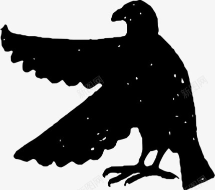 乌鸦古代鸟图标图标