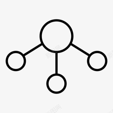 连接连接点网络图标图标