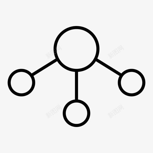 连接连接点网络图标svg_新图网 https://ixintu.com 共享 结构 网络 连接 连接点