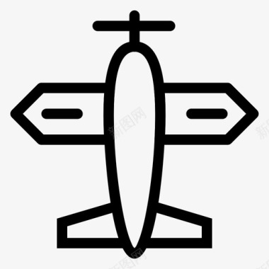 飞机汽车运输图标图标