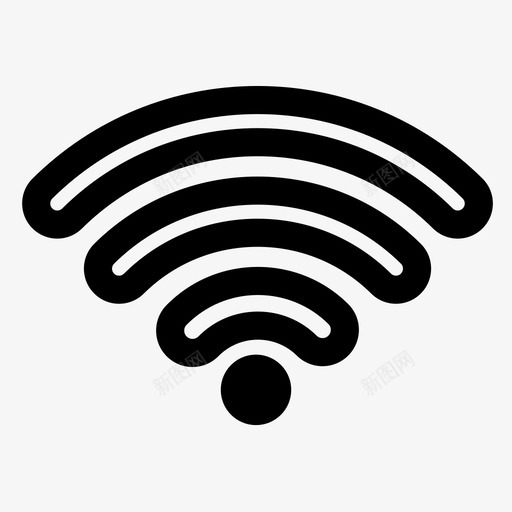 wifi-4svg_新图网 https://ixintu.com wifi-4