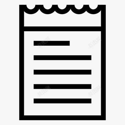 票证数据文件图标svg_新图网 https://ixintu.com 报告 数据 文件 文件行 票证 纸张 表格