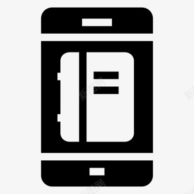 手机书籍iphone图标图标