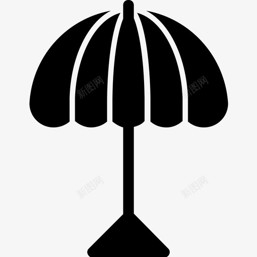 旅游海滩树冠图标svg_新图网 https://ixintu.com 一套夏季和旅行字形图标 旅游 日光浴 晒黑 树冠 海滩 雨伞
