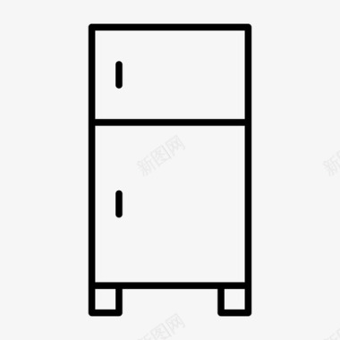 冰箱厨房储藏室图标图标