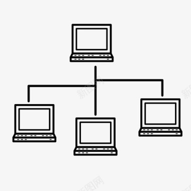 网络it系统网络和服务器管理图标图标
