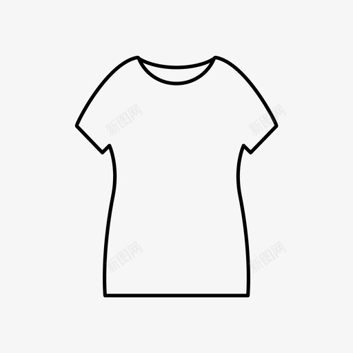 衬衫布料衣服图标svg_新图网 https://ixintu.com t恤 布料 衣服 衬衫