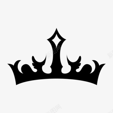 皇冠国王君主图标图标