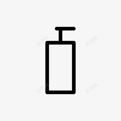 肥皂分配器便利设施瓶子图标svg_新图网 https://ixintu.com 便利设施 洗发水 洗漱用品 瓶子 短住公寓 肥皂分配器