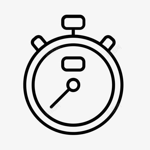 计时器健身运动图标svg_新图网 https://ixintu.com 健身 测试 秒表 计时器 运动