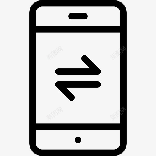 智能手机箭头手机图标svg_新图网 https://ixintu.com 导航 手机 智能手机 智能手机2 箭头