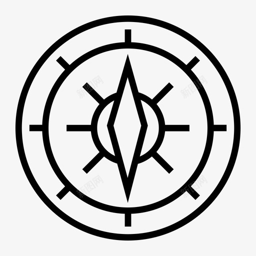 指南针指南针方向磁罗盘图标svg_新图网 https://ixintu.com 导航 指南针 指南针方向 摄影 磁罗盘