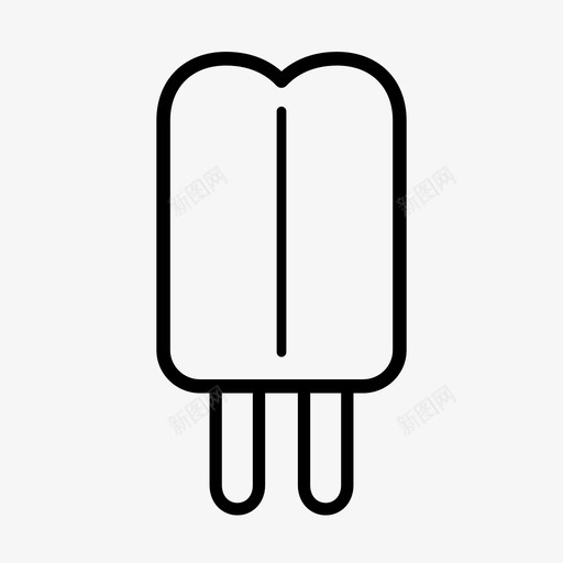 冰棒甜点食物图标svg_新图网 https://ixintu.com 冰 冰棒 棒棒糖 甜点 简单的冰淇淋 食物