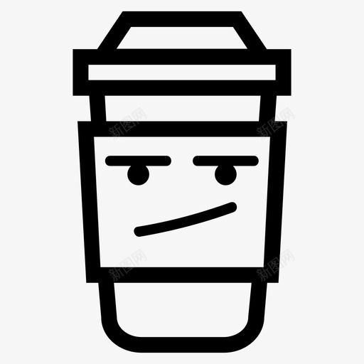 外卖咖啡杯卡布奇诺周一图标svg_新图网 https://ixintu.com 卡布奇诺 周一 外卖咖啡杯 报纸 星巴克