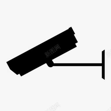 监控摄像机闭路电视保安图标图标