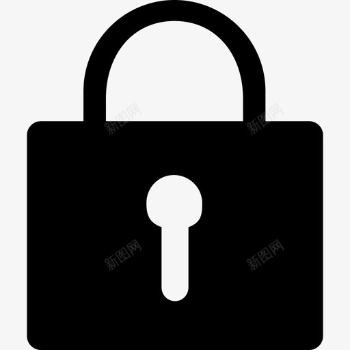 锁svg_新图网 https://ixintu.com 锁 锁定、锁、密码、门禁