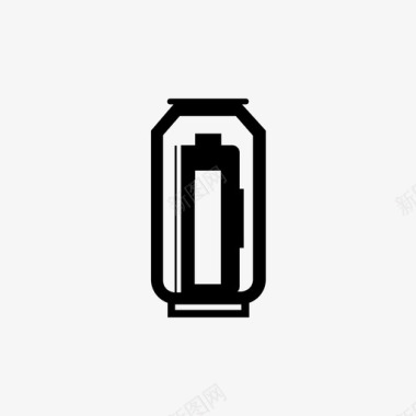 啤酒酒精罐头图标图标