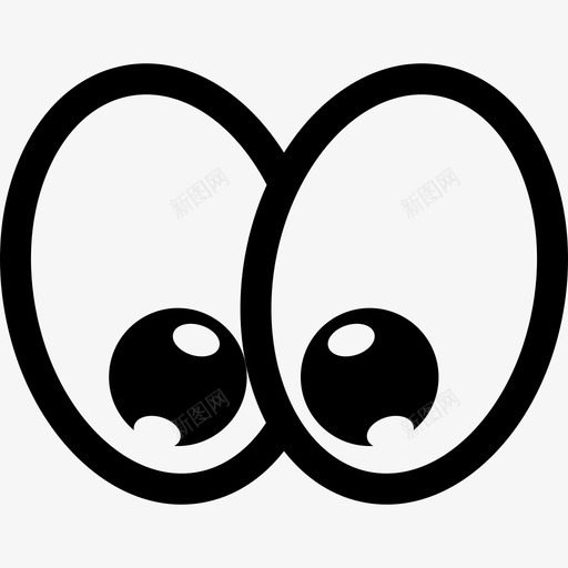 卡通快乐的眼睛手势眼罩图标svg_新图网 https://ixintu.com 卡通快乐的眼睛 手势 眼罩