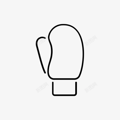 拳击手套图标svg_新图网 https://ixintu.com 拳击手套