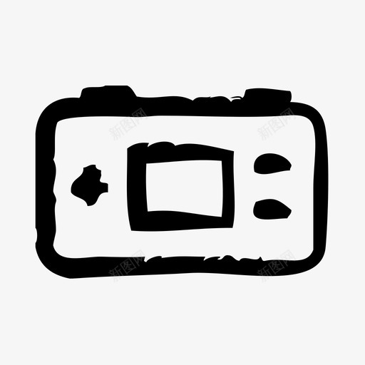 游戏机设备电子图标svg_新图网 https://ixintu.com 小工具 游戏机 电子 硬件 草图 设备