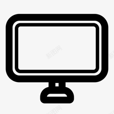 显示器屏幕电视图标图标