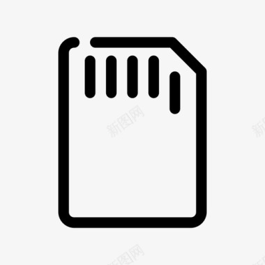 存储卡存储芯片保存图标图标