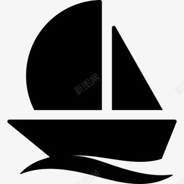 帆船运输澳大利亚图标图标