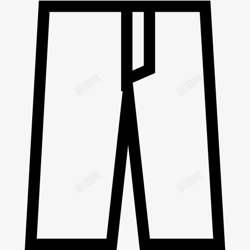 休闲裤svg_新图网 https://ixintu.com 休闲裤