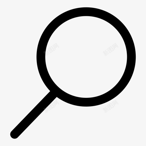 搜索放大镜搜索按钮图标svg_新图网 https://ixintu.com 工具 搜索 搜索按钮 放大镜 缩放