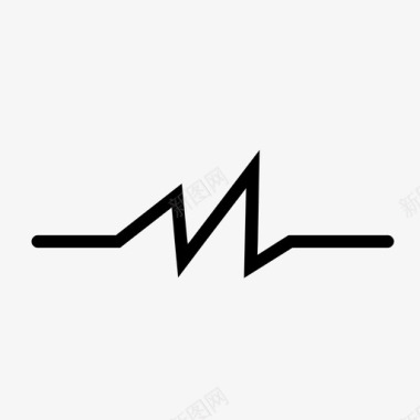 心电图呼吸医生图标图标