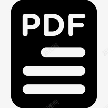 Pdf格式界面学习图标图标