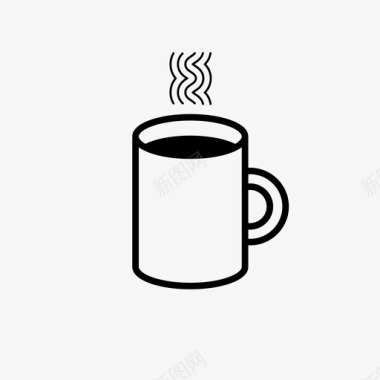热咖啡热饮料热茶图标图标