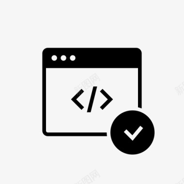 代码验证代码检查网页机构glyph图标图标